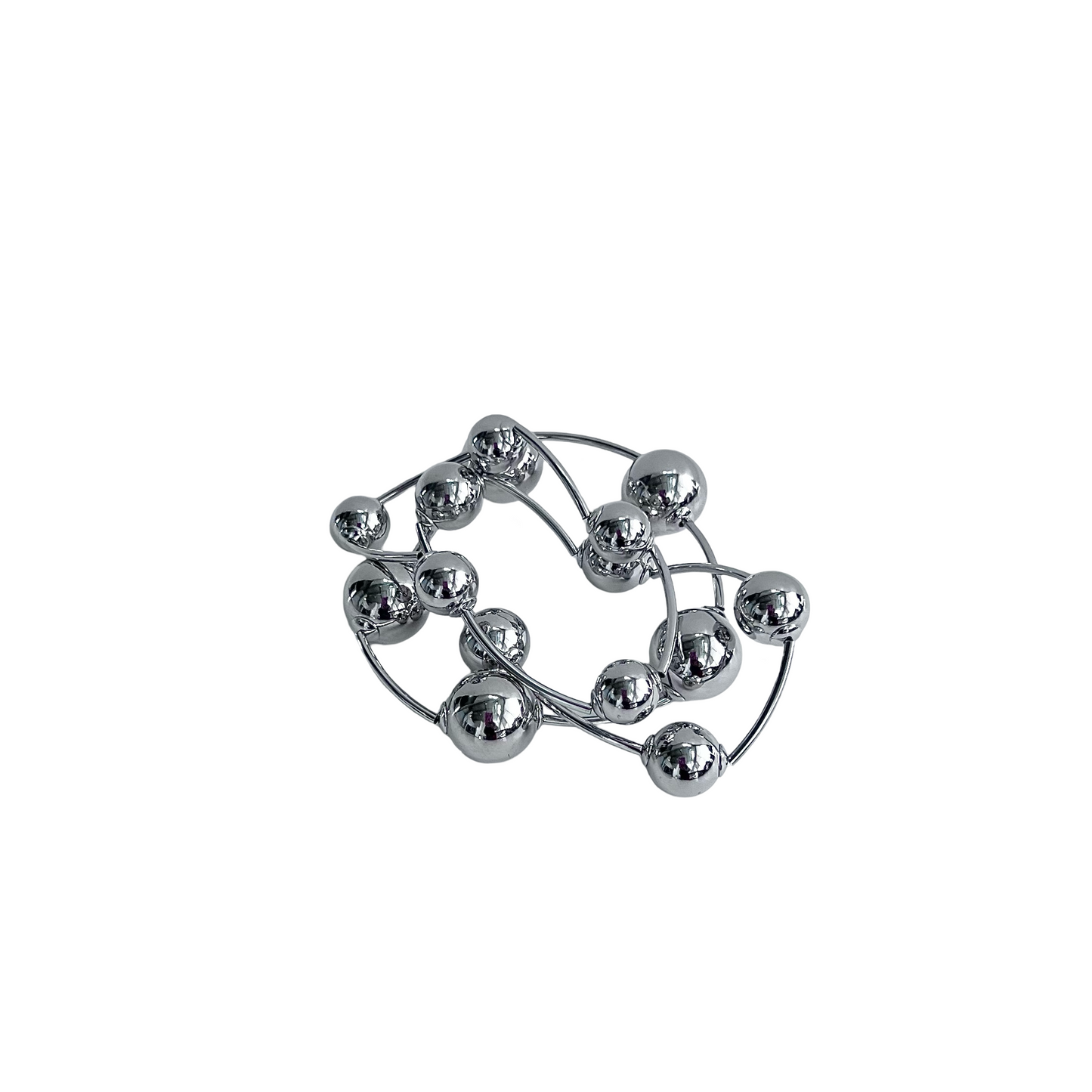 CHROME TRIO BRACELET SET
