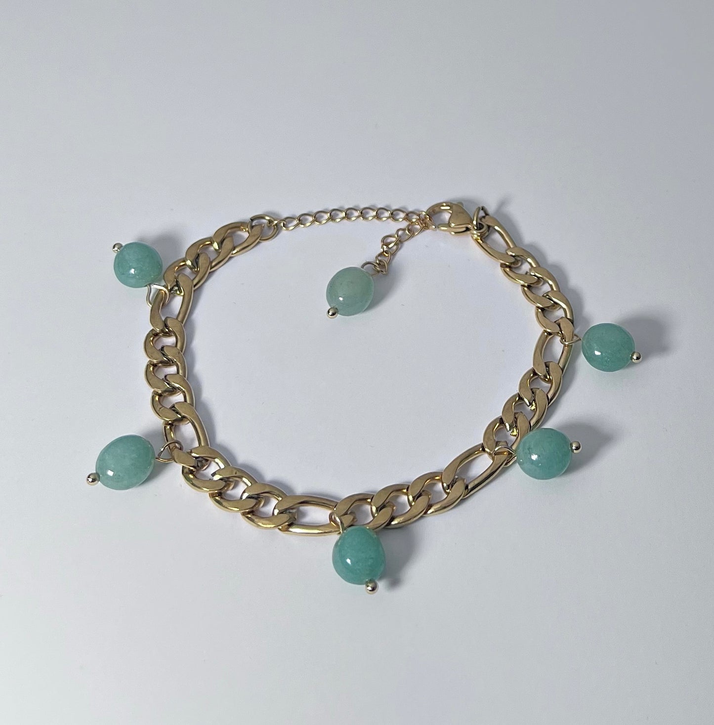 MINT TASSLE BRACELET