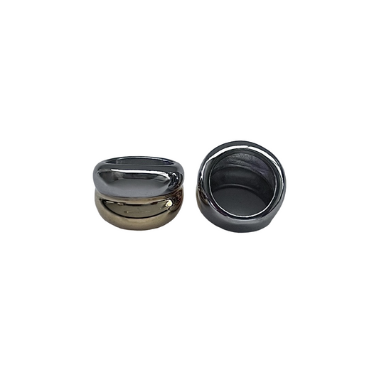 TWO TONED BUBBLE RING