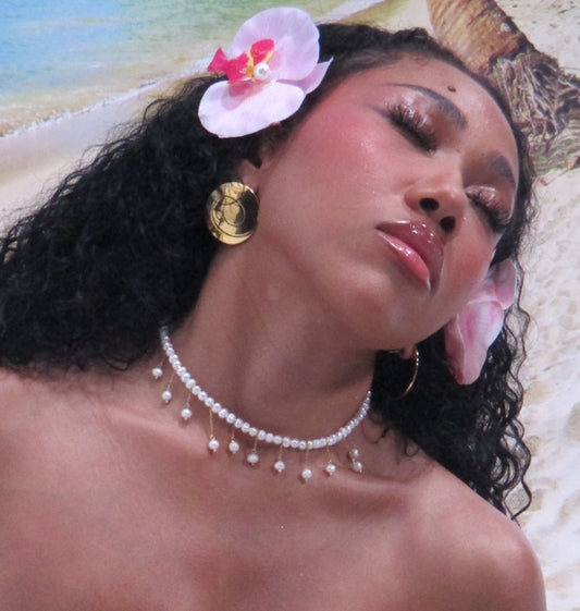 PEARL DROPLET CHOKER