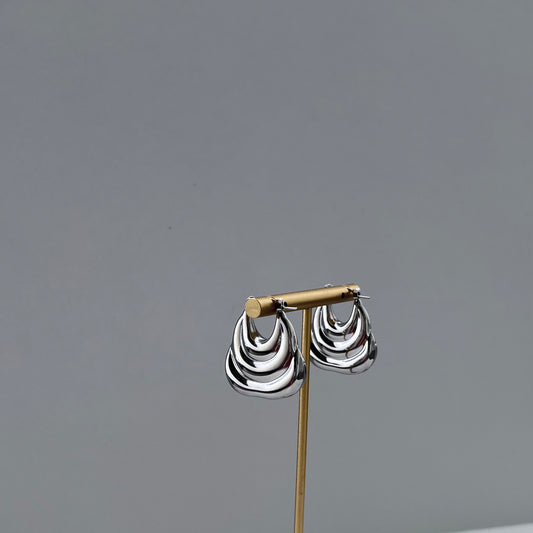CHROME CLOUD HOOPS