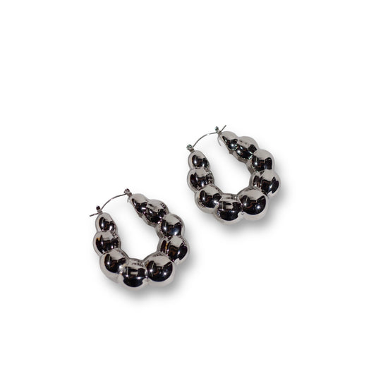 CHROME 90’S HOOPS