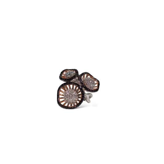 TRIPLE SHINING OYSTER RING